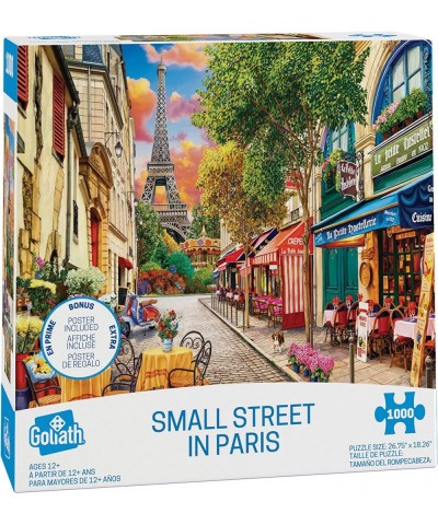 Image World Small Street in Paris 1000pc Puzzle - Poster Included $28.61 Jigsaw Puzzles