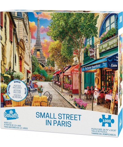 Image World Small Street in Paris 1000pc Puzzle - Poster Included $28.61 Jigsaw Puzzles