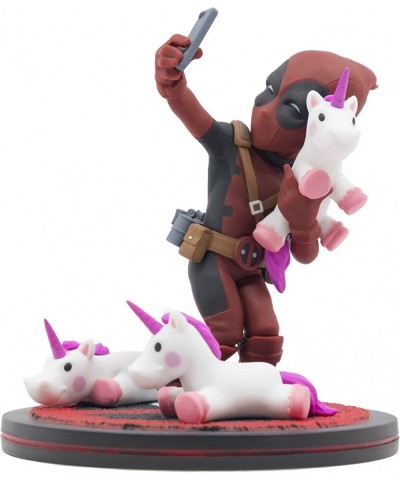 Deadpool Unicorn Selfie Q-Fig Max Toons Figure Multi-Colored $47.46 Action Figures