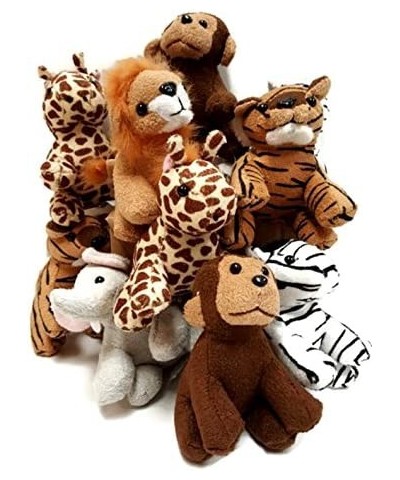 Suede Jungle / Zoo Animals Assorted Suede Plush Jungle Animals (12 Piece Set) $46.37 Stuffed Animals & Teddy Bears