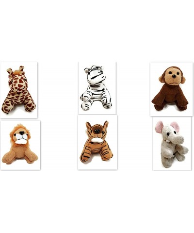 Suede Jungle / Zoo Animals Assorted Suede Plush Jungle Animals (12 Piece Set) $46.37 Stuffed Animals & Teddy Bears