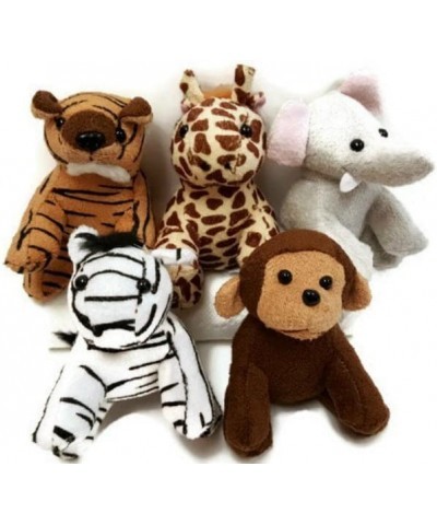 Suede Jungle / Zoo Animals Assorted Suede Plush Jungle Animals (12 Piece Set) $46.37 Stuffed Animals & Teddy Bears