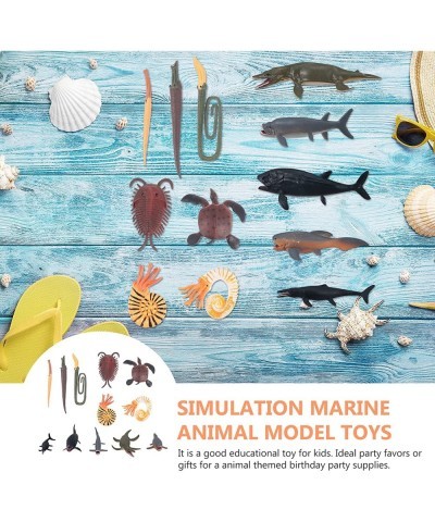 12pcs Cambrian Sea Creature Animal Figurines Plastic Ancient Marine Animal Toy Figures Prehistoric Educational Learning Toys ...