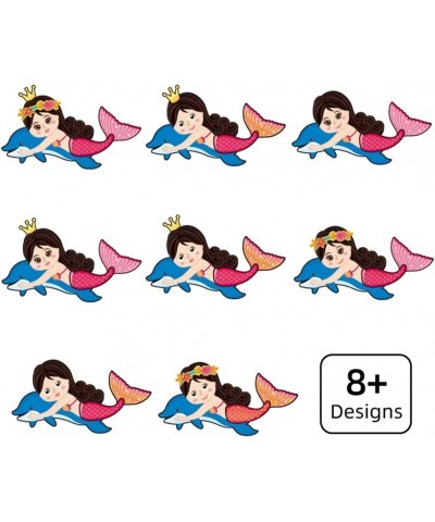 24 Pack Make a Face Stickers - Make Your Own Sticker Mermaid Sticker for Kids Girls DIY Make Creative Mermaids Princess Face ...