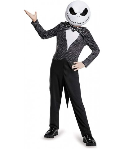 Disney Jack Skellington Nightmare Before Christmas Boys' Costume Black Medium (7-8) & Stitched Child Tights Black and White O...