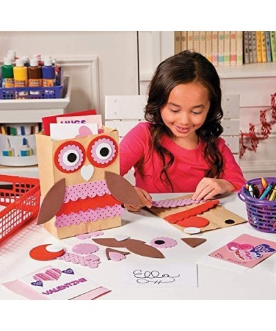 Valentines Craft for Kids (Makes 6) Owl Valentine Card Box Holder Monster Ornament Owl Ornament Heart Magic Scratch - DIY Val...