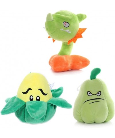 3 PCS Plants VS Snapdragon Plush Plants Sets Zombies Toy Snapdragon 1 2 Stuffed Soft Squash Doll Corn PVZ Plushies Figure Dol...