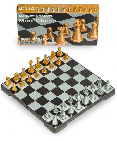 Travel Magnetic Chess Mini Set (6.3 inches)-Compact Foldable Educational Board Game $23.93 Travel Games