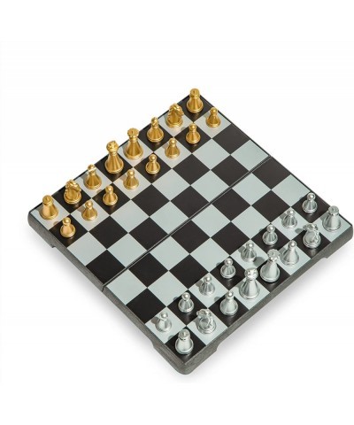 Travel Magnetic Chess Mini Set (6.3 inches)-Compact Foldable Educational Board Game $23.93 Travel Games