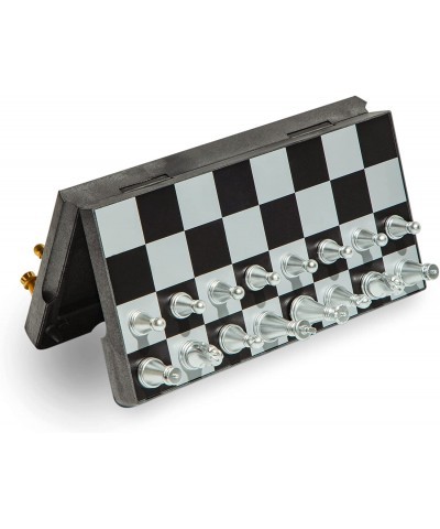 Travel Magnetic Chess Mini Set (6.3 inches)-Compact Foldable Educational Board Game $23.93 Travel Games