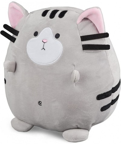 8 " Gray Cat Plush Pillow Toy Squishy Kitty Stuffed Animal Plushie Kitty Pillow Cute Kitten Huggable Toy Kawaii Soft Cushion ...