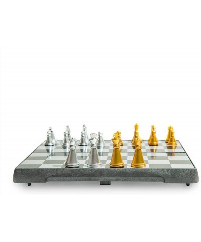 Travel Magnetic Chess Mini Set (6.3 inches)-Compact Foldable Educational Board Game $23.93 Travel Games