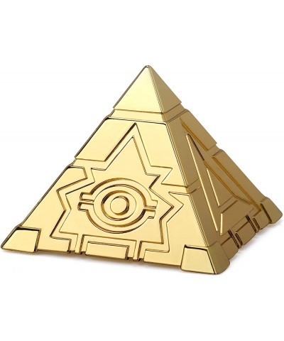 Pyramid Fidget Spinner Desk Decor Toy for Kids Adults Metal Golden Fingertip Gyro Christmas Birthday Gift Party Favor Classro...