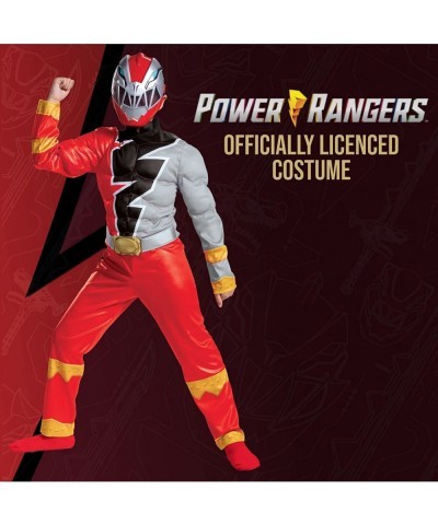 Kids Power Rangers Dino Fury Red Ranger Costume $42.76 Kids' Costumes