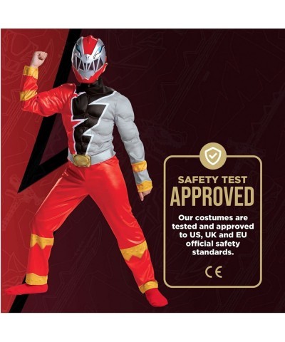 Kids Power Rangers Dino Fury Red Ranger Costume $42.76 Kids' Costumes