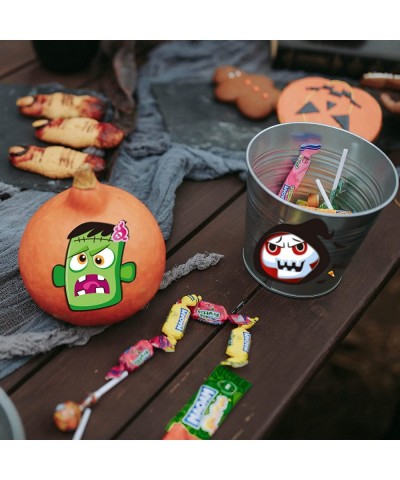 40 PCS Make-a-face Sticker Sheets Make Your Own Halloween Characters Mix and Match Sticker Sheets with Witch Frankenstein Gho...