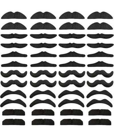 48 pcs Novelty Fake Mustaches Mustache Party Supplies Novelty Artificial Mustaches for Birthday Halloween Party Supplies Masq...