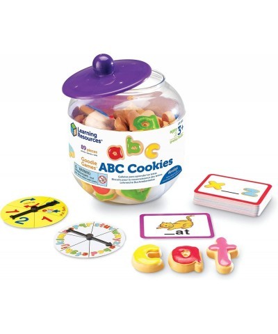 Goodie Games ABC Cookies - 4 Games in 1 Ages 3+ Toddler Learning Toys ABC Games for Toddlers Preschool Games Alphabet Learnin...