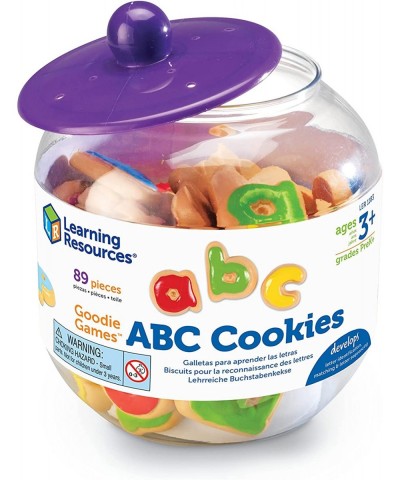 Goodie Games ABC Cookies - 4 Games in 1 Ages 3+ Toddler Learning Toys ABC Games for Toddlers Preschool Games Alphabet Learnin...