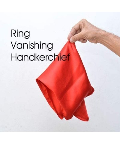 Ring Vanishing Handkerchief Gimmick Undetectable Magic Trick Magician’s Borrowed Ring Vanishing Hanky Realistic & Convincing ...