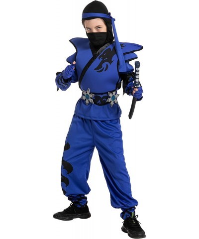 Kids Birdy Blue Ninja Costume with Accessories for Boys Halloween Costume Themed Parties $35.46 Kids' Costumes