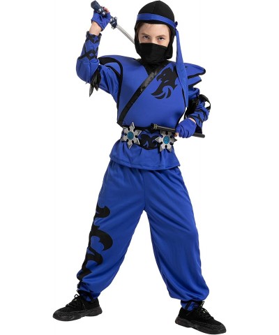 Kids Birdy Blue Ninja Costume with Accessories for Boys Halloween Costume Themed Parties $35.46 Kids' Costumes