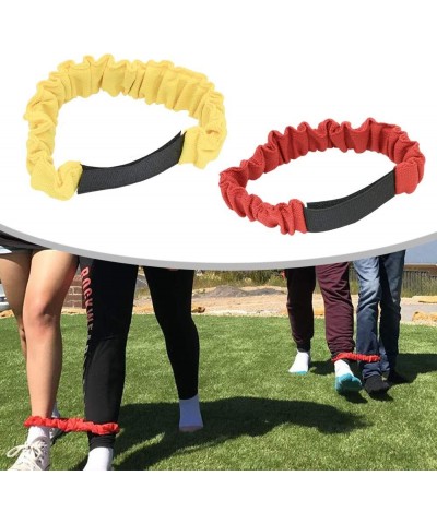 4 Players Outdoor Lawn Games Potato Sack Race Bags Egg and Spoon Race Games Legged Relay Race Bands Elastic Tie Rope for All ...