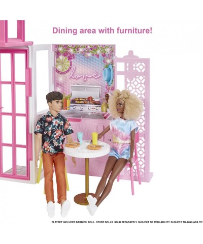 Dollhouse with Doll 2 Levels & 4 Play Areas Fully Furnished 3 to 7 Year Olds $76.82 Doll Playsets