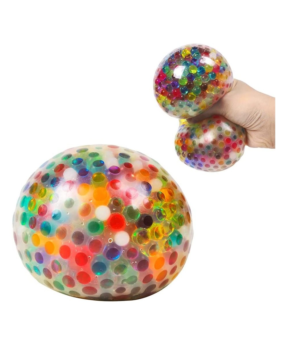 Stress Balls with Gel Water Beads - Jumbo Size (Colorful) - Anti-Stress ADHD Anxiety Relief Sensory Toy for Kids and Adults -...