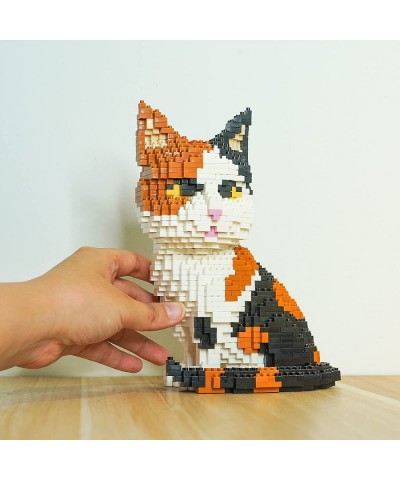 3D Mini Building Blocks Animal Set DIY Calico Cat Micro Building Toy Bricks Prizes Birthday Gifts for 14+ Ages Kids $50.16 To...