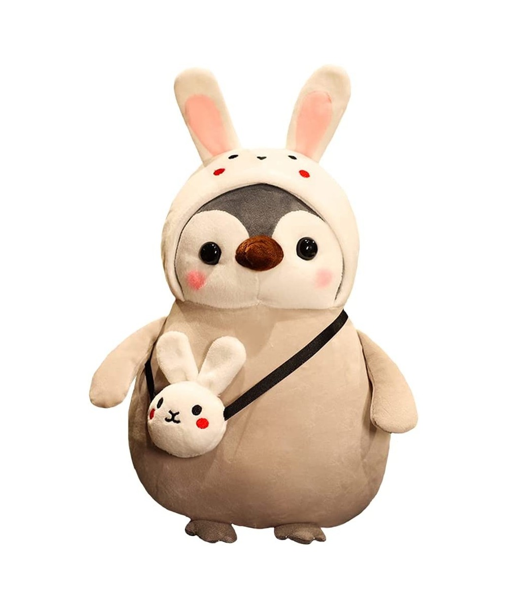 NC 13.7 inches Cute Soft Penguin Rabbit Plush Stuffed Animal Kawaii Doll Super Soft Cartoon Plush Hug Toy Gifts for Children ...