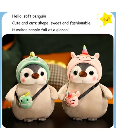 NC 13.7 inches Cute Soft Penguin Rabbit Plush Stuffed Animal Kawaii Doll Super Soft Cartoon Plush Hug Toy Gifts for Children ...