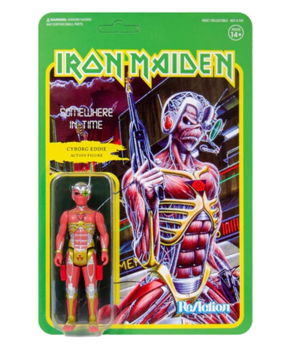 Iron Maiden: Somewhere in Time Cyborg Eddie Reaction Figure Multicolor $34.08 Action Figures