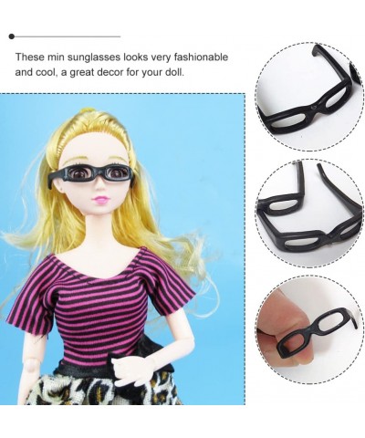 60pcs Doll Glasses Miniature Doll Eyeglasses Mini Doll Costume Accessories for Dollhouse Crafts $15.89 Dollhouse Accessories