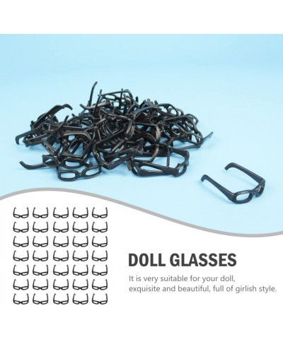 60pcs Doll Glasses Miniature Doll Eyeglasses Mini Doll Costume Accessories for Dollhouse Crafts $15.89 Dollhouse Accessories