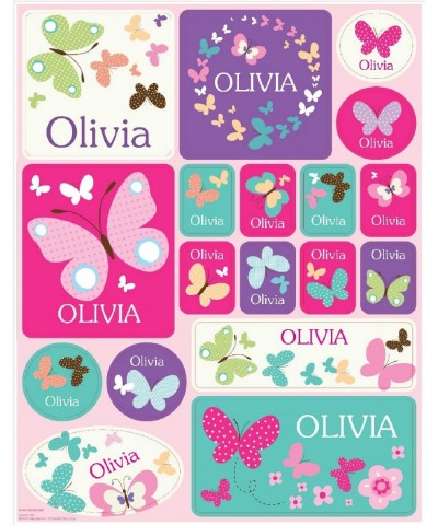 Personalized Stickers for Kids Butterflies - I See Me! $14.00 Kids' Stickers