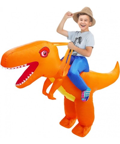 Kids Inflatable Dinosaur Costume Halloween Blow up costume Riding A T-rex Funny Costume for Party Dress-up Pretend $41.43 Kid...