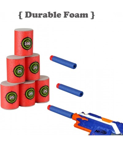 Bullet Darts Target for Nerf N-Strike Elite Series Blasters 24pcs Pack Soft EVA Material ( Red ) $27.92 Toy Foam Blasters & Guns