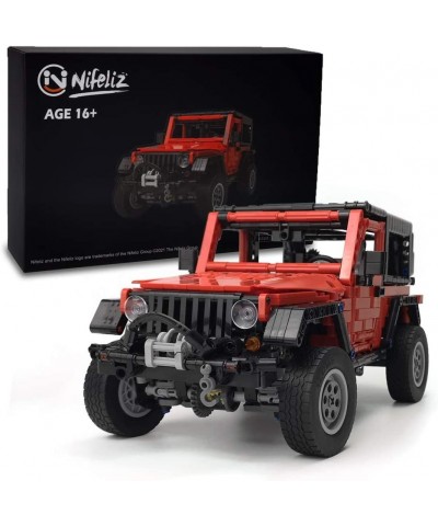 Mini Off-Road Car Wrange MOC Technique Building Blocks and Engineering Toy Adult Collectible Model Cars Kits to Build 1:14 Sc...