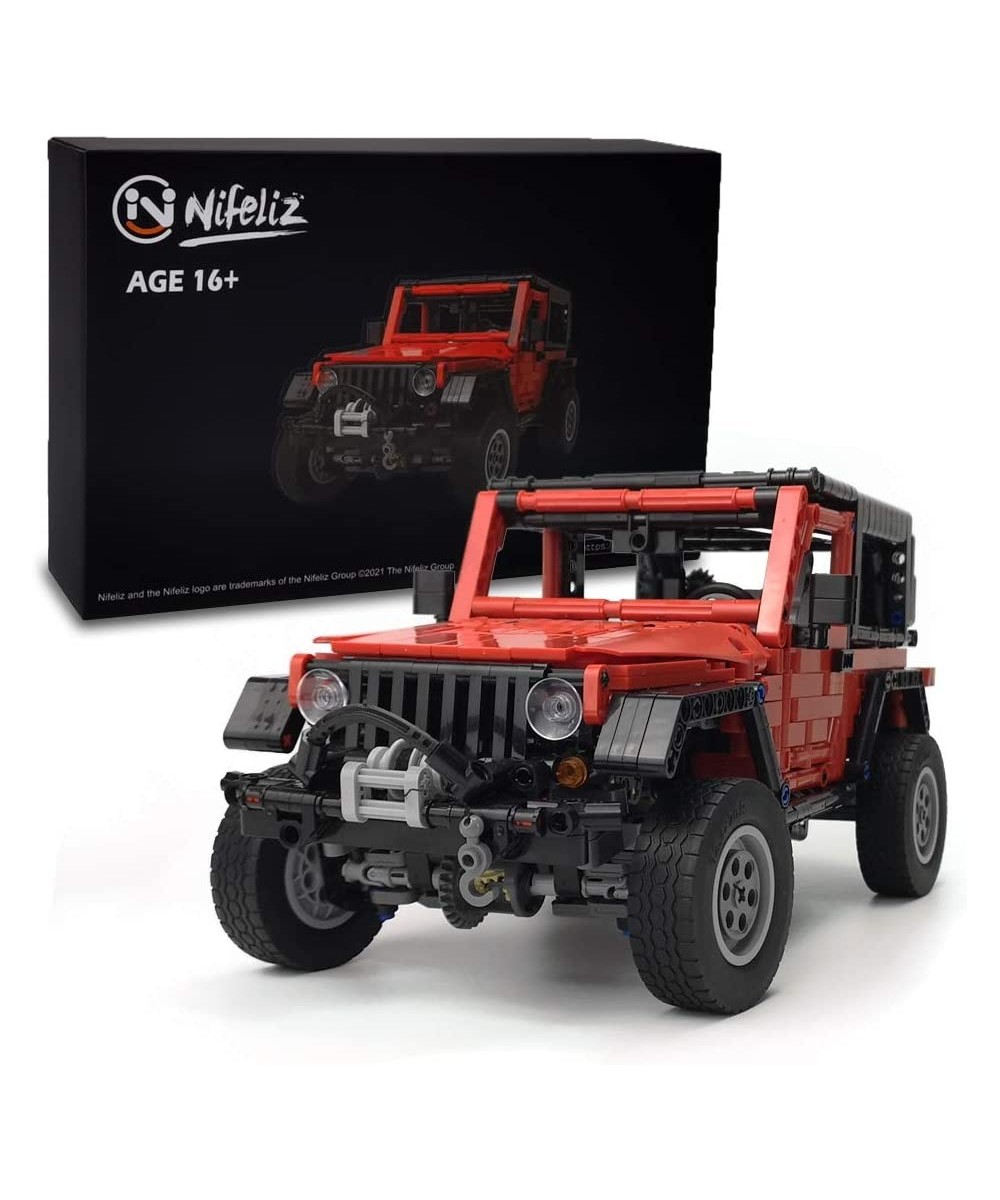 Mini Off-Road Car Wrange MOC Technique Building Blocks and Engineering Toy Adult Collectible Model Cars Kits to Build 1:14 Sc...