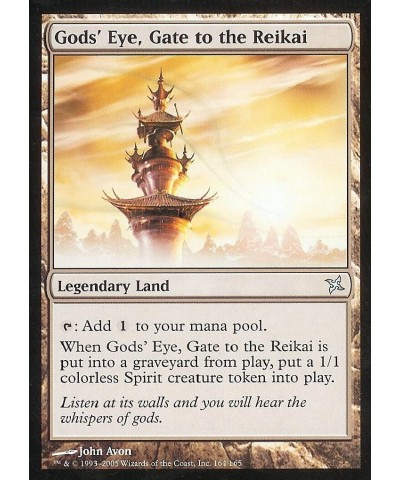 Magic: the Gathering - Gods' Eye Gate to The Reikai - Betrayers of Kamigawa $11.00 Card Games