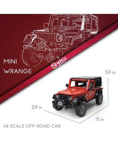 Mini Off-Road Car Wrange MOC Technique Building Blocks and Engineering Toy Adult Collectible Model Cars Kits to Build 1:14 Sc...