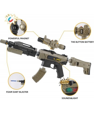 Toy Guns Electric Gun for Nerf Guns Bullets Foam Darts DIY Guns Projection Gun Toy with Sound and Light Soft Foam Gun Toys as...