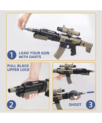 Toy Guns Electric Gun for Nerf Guns Bullets Foam Darts DIY Guns Projection Gun Toy with Sound and Light Soft Foam Gun Toys as...