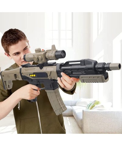 Toy Guns Electric Gun for Nerf Guns Bullets Foam Darts DIY Guns Projection Gun Toy with Sound and Light Soft Foam Gun Toys as...