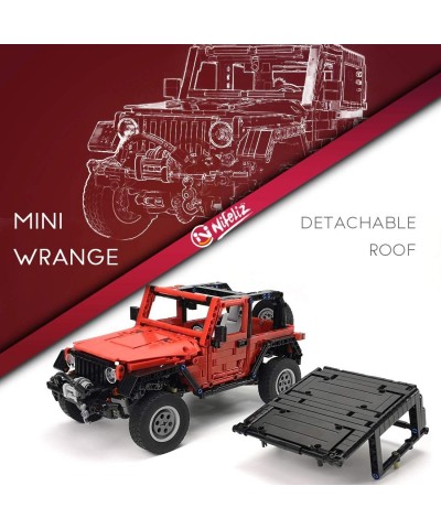 Mini Off-Road Car Wrange MOC Technique Building Blocks and Engineering Toy Adult Collectible Model Cars Kits to Build 1:14 Sc...