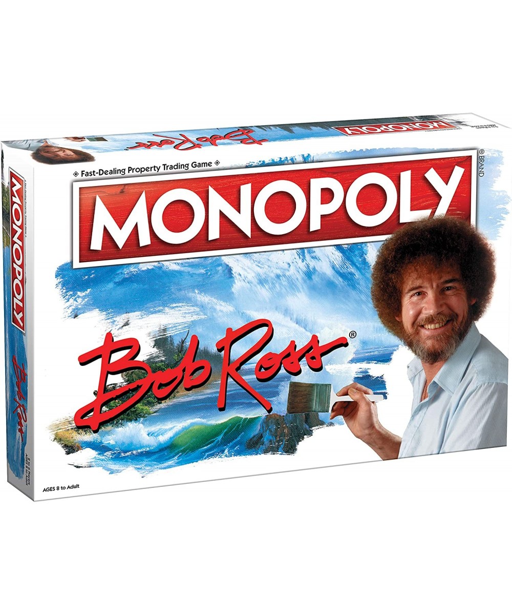 Monopoly Bob Ross | Based on Bob Ross Show The Joy of Painting | Collectible Monopoly Game Featuring Bob Ross Artwork | Offic...