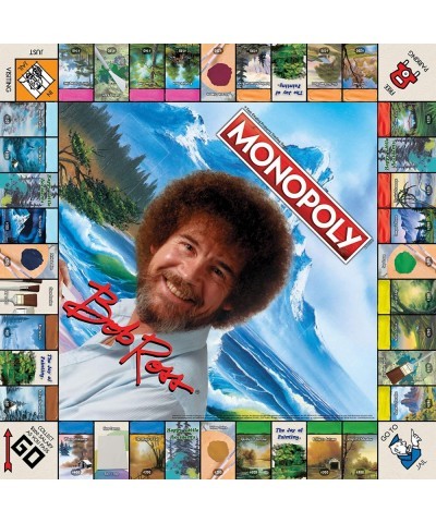 Monopoly Bob Ross | Based on Bob Ross Show The Joy of Painting | Collectible Monopoly Game Featuring Bob Ross Artwork | Offic...