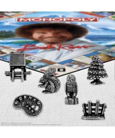 Monopoly Bob Ross | Based on Bob Ross Show The Joy of Painting | Collectible Monopoly Game Featuring Bob Ross Artwork | Offic...