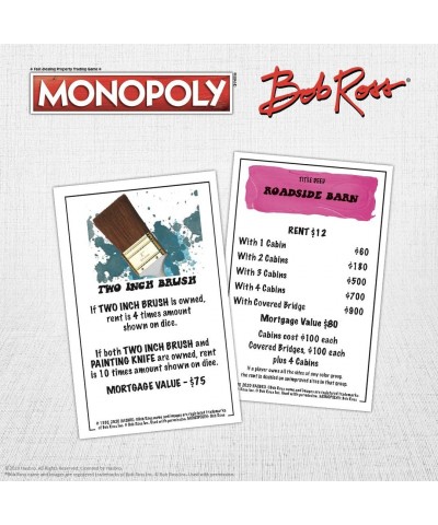 Monopoly Bob Ross | Based on Bob Ross Show The Joy of Painting | Collectible Monopoly Game Featuring Bob Ross Artwork | Offic...